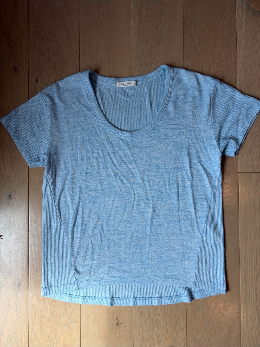 Rag & Bone Light Blue Scoop Neck Women’s Top